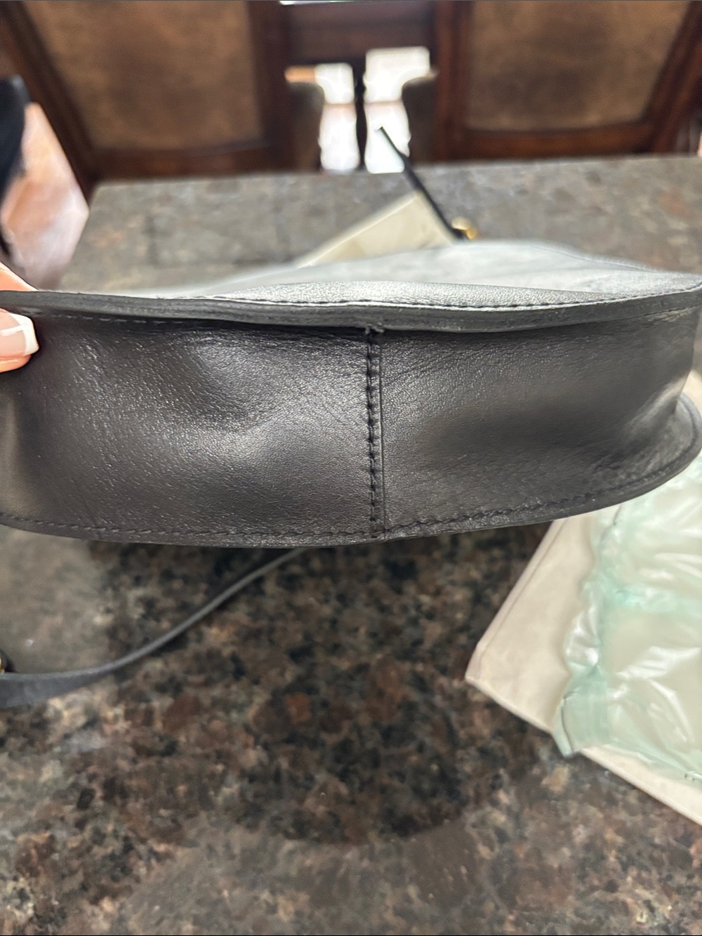 MADEWELL Black Saddle Crossbody Bag - Women brand new - Picture 5 of 8